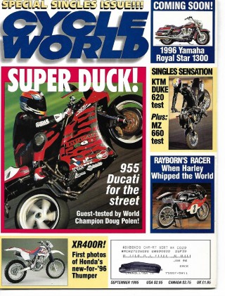 CYCLE WORLD 1995 SEPT -